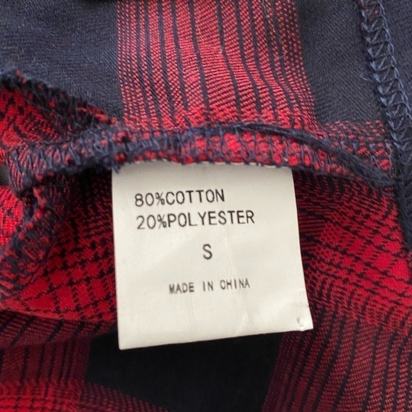 Pet Red & Navy Blue Light Flannel Shirt Jacket - Picture 9 of 9